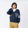 126K7050501　M Swaet Leter Cardigan　NAVY　717842-0003