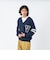 126K7050501　M Swaet Leter Cardigan　NAVY　717842-0003