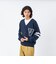 126K7050501　M Swaet Leter Cardigan　NAVY　717842-0003