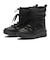 W3092　NYLON BOA LACE UP BOOTS 4.5　BLACK　715625-0001
