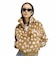 KT2142　W ANIMALPRINT FIREBIRD JACKET　BROWNDESERT　715757-0001