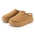 FU0106327217　PUFFER PLATFORM MULE LJ　*Brown/Yellow　721010-0001