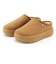 FU0106327217　PUFFER PLATFORM MULE LJ　*Brown/Yellow　721010-0001