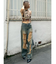 ハイダメージワイドデニムパンツ