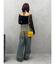 ハイダメージワイドデニムパンツ