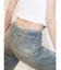 ウエストビジューワイドデニムパンツ