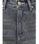 ウエストビジューワイドデニムパンツ
