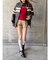ハイダメージデニムショートパンツ