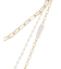 CROSS CHARM ロング3連ネックレス