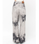 マーブルワイドデニムパンツ