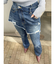 ラップデザインフレアデニムパンツ
