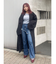 ラップデザインフレアデニムパンツ