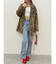 ラップデザインフレアデニムパンツ