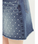 ラインストーンデニムスカート