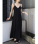 ディープスリットロングキャミワンピース