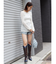 バックオープンニットワンピース