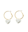 SHELL HEART MOTIF ピアス