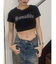 スタッズグラフィックショートTシャツ