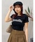 スタッズグラフィックショートTシャツ