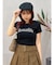 スタッズグラフィックショートTシャツ