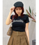スタッズグラフィックショートTシャツ