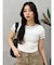 スタッズグラフィックショートTシャツ