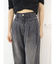 ウエストタックボリュームデニムパンツ