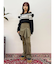 レイヤードフレアパンツ