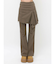 レイヤードフレアパンツ