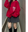 プリーツデニムミニスカート