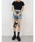 ラインストーンコンパクトTシャツ
