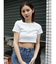 ラインストーンコンパクトTシャツ