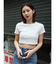 ラインストーンコンパクトTシャツ