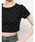 ラインストーンコンパクトTシャツ