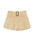 ワイドベルトプリーツミニスカート【セットアップ着用可能】