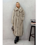 フェイクファーロングコート