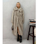 フェイクファーロングコート