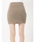 リブニットミニスカート【セットアップ着用可能】