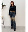【WEB限定】バックオープンリブトップス