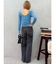 【WEB限定】バックオープンリブトップス
