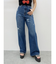 オーバークラッシュワイドデニムパンツ