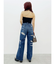 オーバークラッシュワイドデニムパンツ