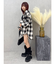 サイドギャザーチェックショートパンツ【セットアップ着用可能】