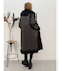 フェイクファームートンロングコート