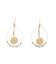 SHELL STONE SUNNY MOTIFピアス