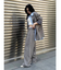 ロゴラインタックワイドパンツ【セットアップ着用可能】