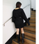 ヘアリーボリュームラメニットワンピース