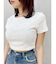 ラインストーンコンパクトＴシャツ