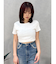 ラインストーンコンパクトＴシャツ