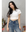 ラインストーンコンパクトＴシャツ